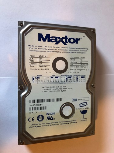 Maxtor 120gb ide - maxtor,