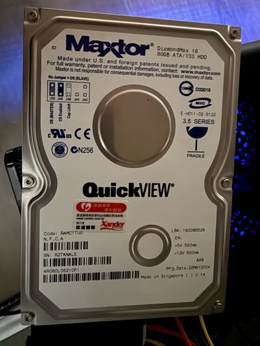 Maxtor hdd ide ata 7 - maxtor, gb