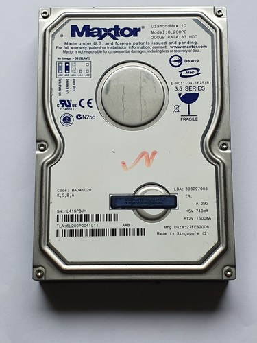 200 ide maxtor 6l200p0 - 200,