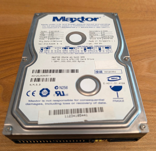 Maxtor d540x 120gb 5 - d540x-4g,