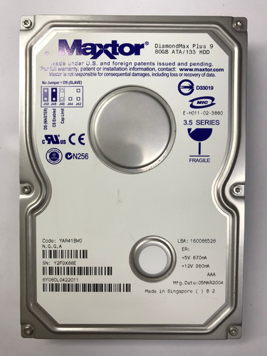 Ide festplatte maxtor - 80, gb