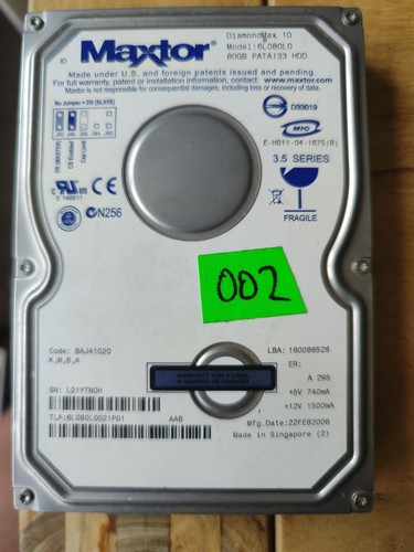 Maxtor hdd 80gb ide - maxtor,