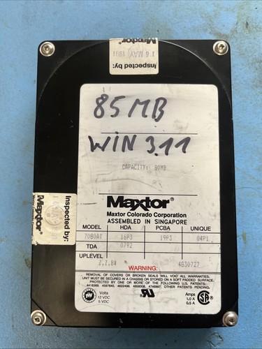 Maxtor 7080at 80mb ide - 7080at,