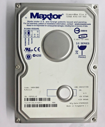 120 ide festplatte maxtor - festplatte,