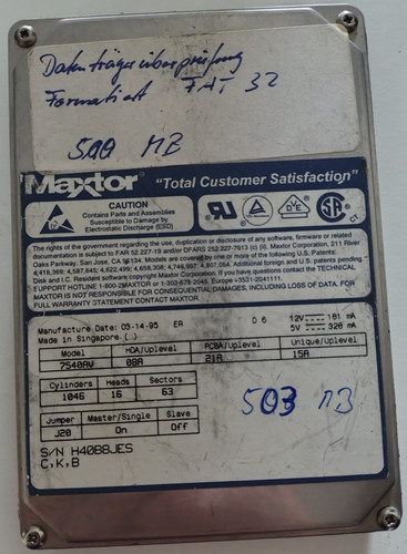 Retro ide festplatte - retro, maxtor