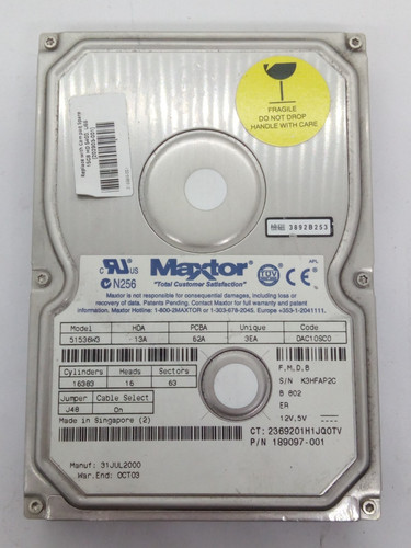 Maxtor ide 15gb - maxtor,