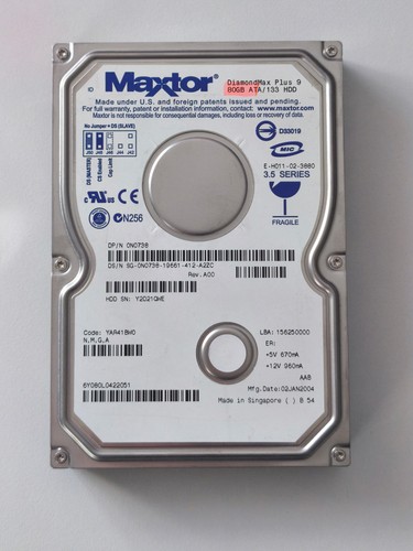 Maxtor diamond max - max, plus