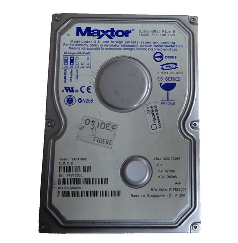 160 ide maxtor diamondmax - maxtor,