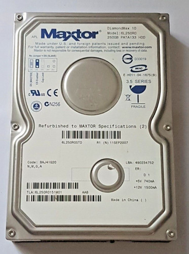 250 ide maxtor - 250, gb
