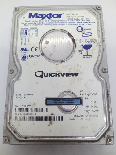 Maxtor ide 160gb - 160gb, festplatte