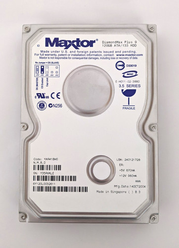 Maxtor diamondmax plus 120gb - diamondmax, 9
