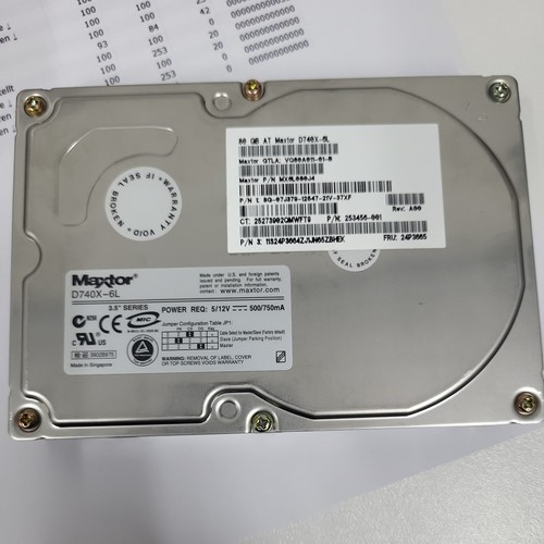 80gb ibm 24p3665 - ibm, maxtor
