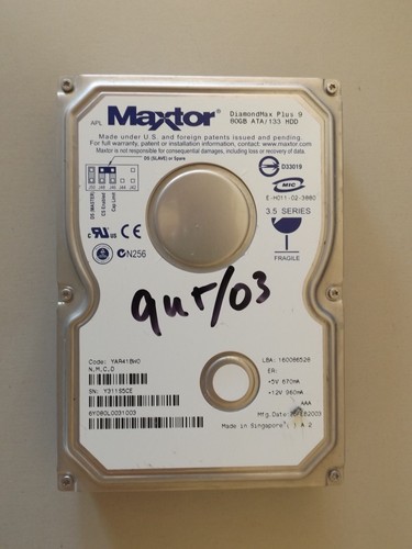 Maxtor ide festplatte - maxtor,