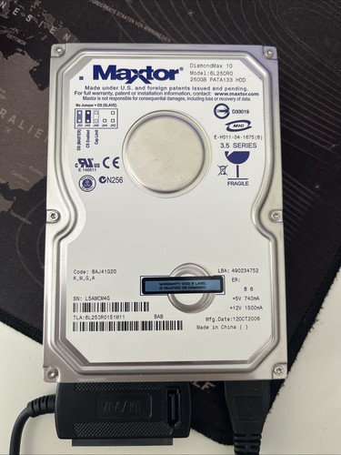 Maxtor diamondmax 250gb - maxtor, 10