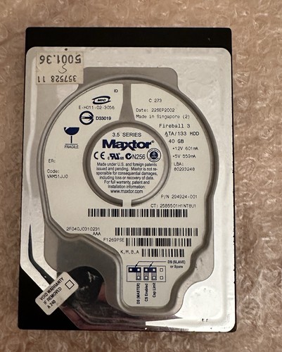 Maxtor fireball 40gb - maxtor,
