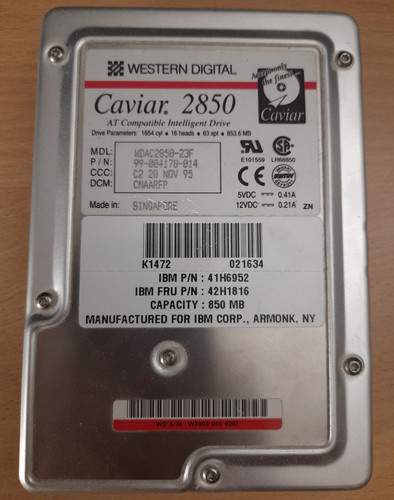 Western digital caviar 2850 - western,