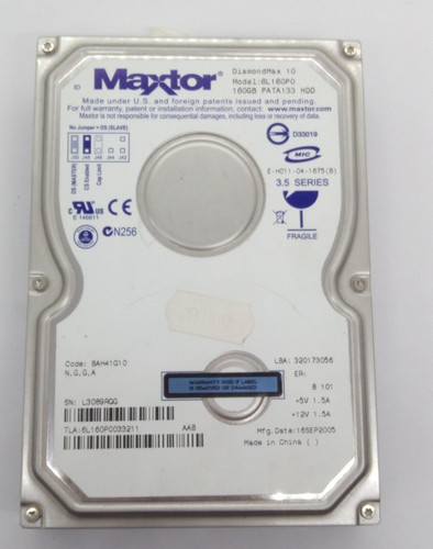 Maxtor diamondmax 160 - maxtor,