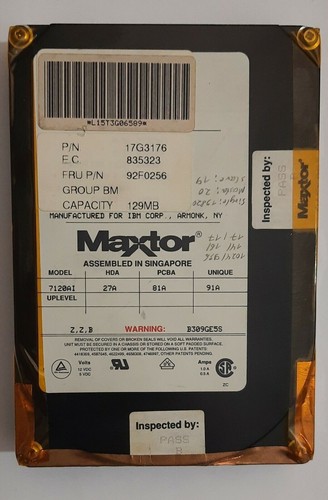 Maxtor 7120ai ide - ide, festplatte