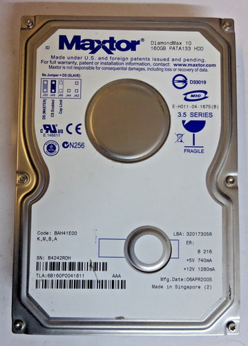Maxtor diamondmax 160gb - ,