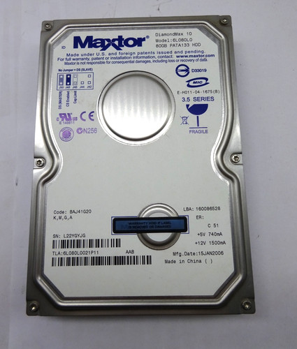 Maxtor 80gb diamondmax - 80gb,